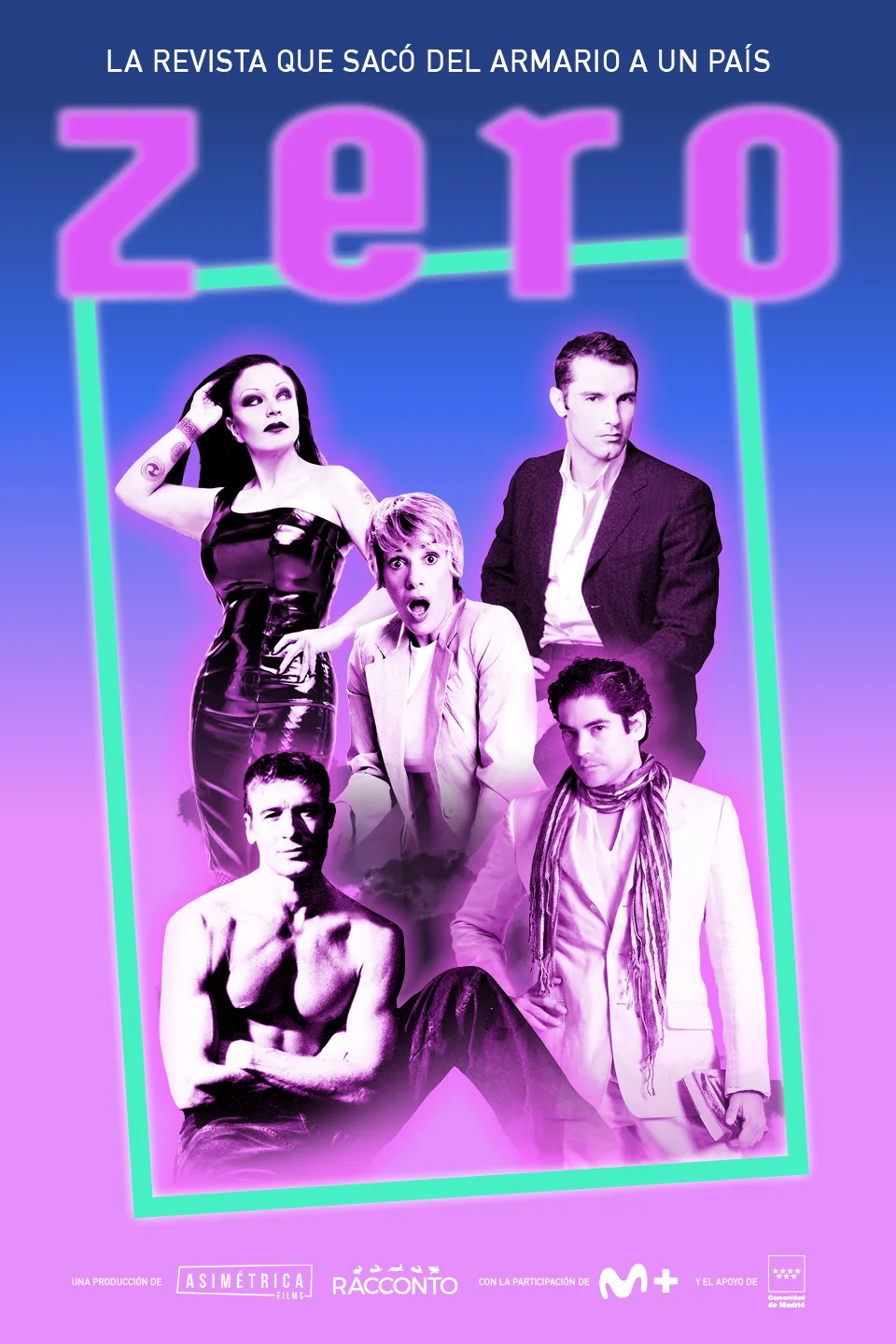 Cartel de la serie documental Zero, la revista que sacó del armario a un país.